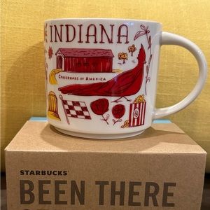 New in box Starbucks Been There Indiana Mug